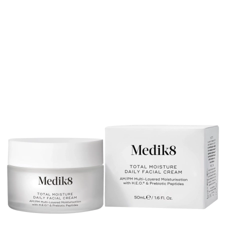 Medik8 - Total Moisture Daily Facial Cream - Intensīvi Mitrinošs Sejas Krēms - 50ml