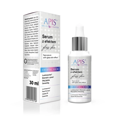 Apis - Crystal Skin - Serums Sejai ar Glass Skin Efektu - 30ml