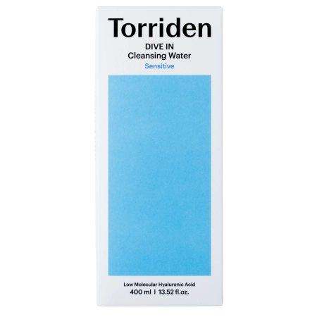Torriden - Dive In - Low Molecular Hyaluronic Acid Cleansing Water - Mitrinošais Micelārais Ūdens - 400ml