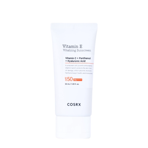 COSRX - Vitamin E Vitalizing Sunscreen - SPF 50+ - Saules Aizsargkrēms ar E Vitamīnu - 50ml