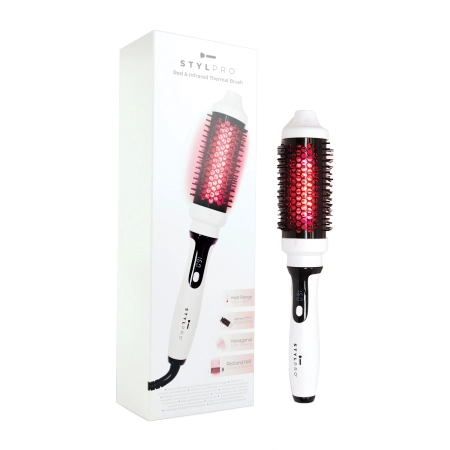 Stylpro - Red & Infrared Thermal Brush - Termiskā Matu Veidošanas Suka