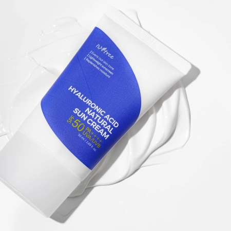 Isntree - Hyaluronic Acid Natural Sun Cream SPF50+/PA++++ - Krēms ar Minerālajiem Aizsargfiltriem - 50ml