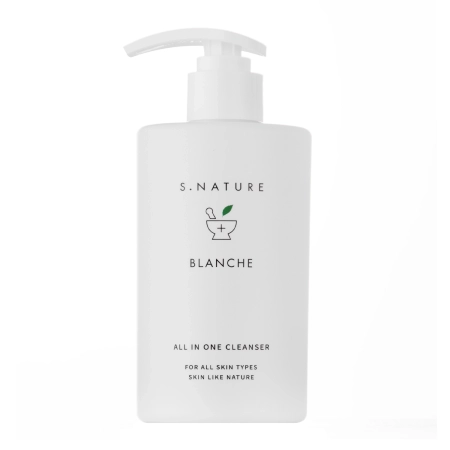 S.Nature - Blanche All In One Cleanser - Mitrinošs un Ādu Attīrošs Gels - 260ml