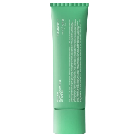 Transparent Lab - Mineral Redness Control CC Cream - Apsārtumus Mazinošs Aizsargkrēms SPF50 - 45ml