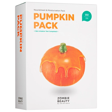 SKIN1004 - Zombie Beauty Pumpkin Pack - Barojošs sejas masku komplekts - 16 gab. x 4g