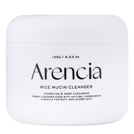 Arencia - Rice Mucin Cleanser - Izgaismojoša un Mitrinoša Sejas Mazgāšanas Pasta - 120g