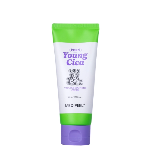 Medi-Peel - Young Cica PDRN Trouble Soothing Cream - Nomierinošs Krēms Sejai - 80ml