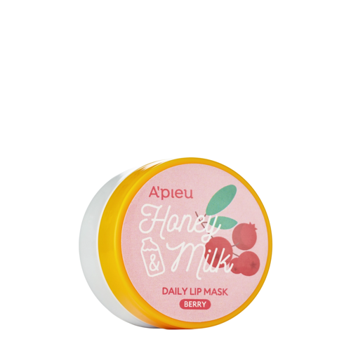 A'pieu - Honey & Milk Daily Lip Mask - Berry - Barojoša Lūpu Maska - 6g