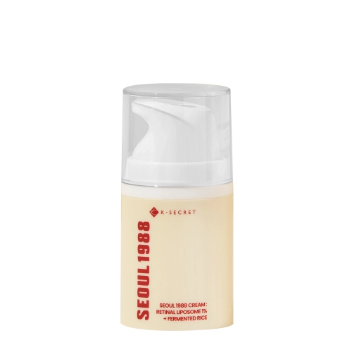K-SECRET - SEOUL 1988 Cream : Retinal Liposome 1% + Fermented Rice - Nostiprinošs Krēms ar Retinolu - 50ml