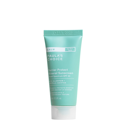 Paula's Choice - Calm Barrier Protect Mineral Sunscreen SPF 30 - Minerālais Saules Aizsargkrēms - 15ml