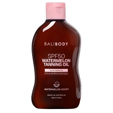 Bali Body - Watermelon Tanning Oil SPF50 - Sauļošanās Eļļa ar Arbūza Ekstraktu - 100ml