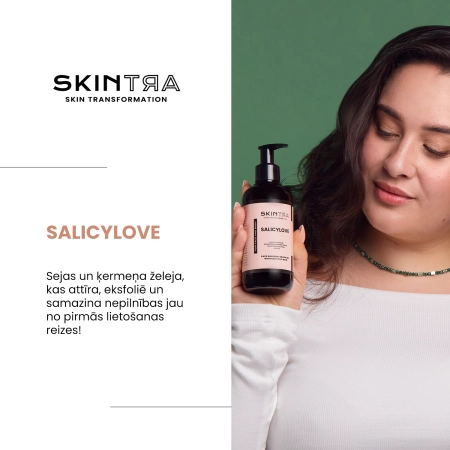 SkinTra - Salicylove - Sejas un Ķermeņa Mazgāšanas Želeja ar Salicilskābi - 250ml