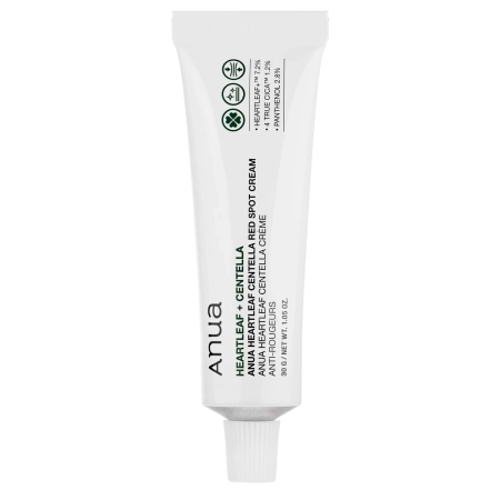 Anua - Heartleaf Centella Red Spot Cream - Nomierinošs Krēms Problēmatiskai Ādai - 30g