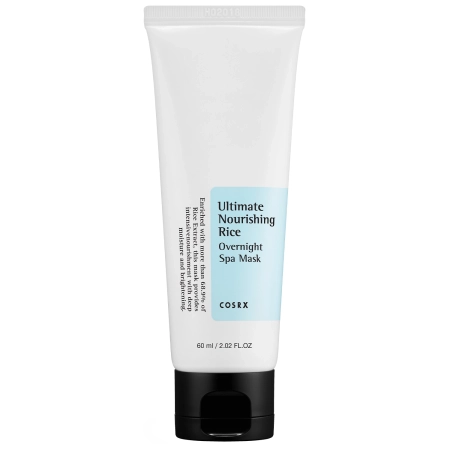 COSRX - Ultimate Nourishing Rice Overnight Spa Mask - Barojošs nakts krēms ar rīsu ekstraktu - 60ml