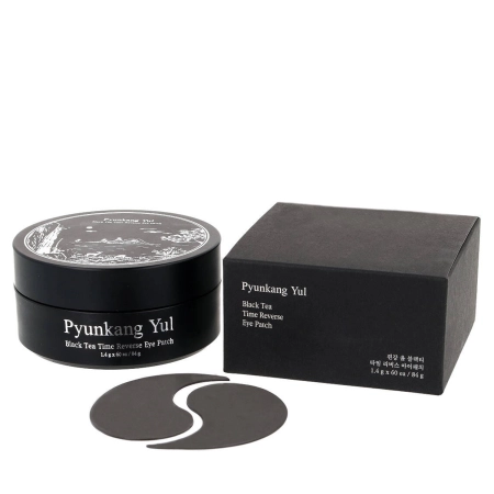 Pyunkang Yul - Black Tea Time Reverse Eye Patch - Hidrogela acu plāksnītes - 60gab