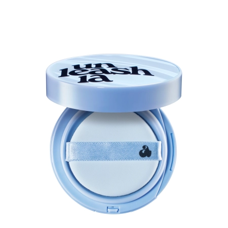 Unleashia - Babe Skin Baby Blue Cushion SPF 40 PA++ - Tonālais Spilventiņā - 18N Pure - 15 g