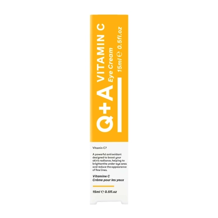 Q+A - Vitamin C Eye Cream - Izgaismojošs krēms ādai zem acīm ar C vitamīnu - 15ml