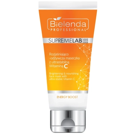 Bielenda Professional - Supremelab - Energy Boost - Brightening & Nourishing Face Mask with Ultra-Stable Vitamin C - Izgaismojoša un Barojoša Sejas Maska ar Stabilu C Vitamīnu - 70ml