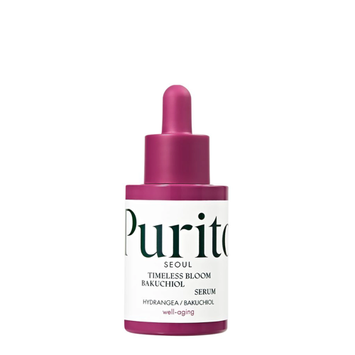 Purito Seoul - Timeless Bloom Bakuchiol Serum - Pretgrumbu Serums ar Bakučiolu - 30ml