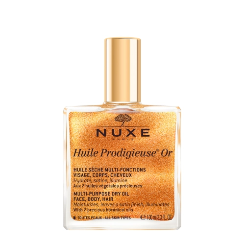Nuxe - Huile Prodigieuse® Or - Sausā Eļļa ar Zeltainām Mirdzuma Daļiņām - 100ml