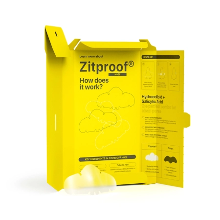 Acnemy - Zitproof Nose - Hidrokoloidālie Plāksteri uz Degunu - 10gab.