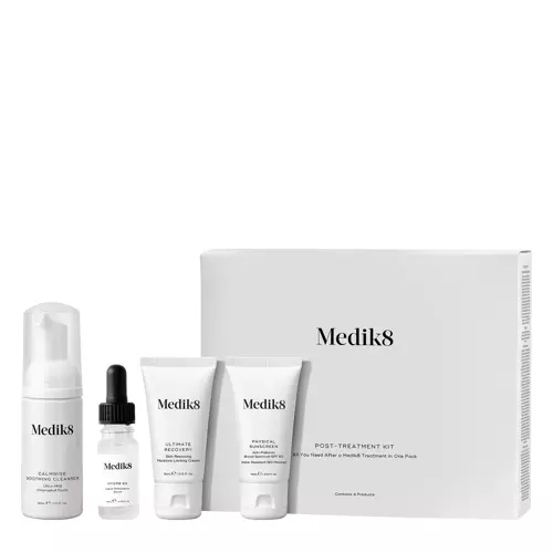 Medik8 - Post Treatment Kit - Ādas Kopšanas Komplekts pēc Kosmetoloģiskām Procedūrām - 40ml+10ml+15ml+15ml