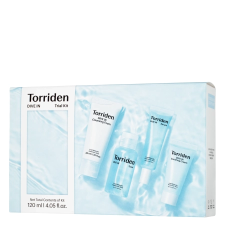 Torriden - Dive-In Trial Kit - Mitrinošas Sejas Kosmētikas Komplekts - 50ml+30ml+20ml+20ml