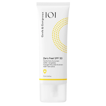 Geek&Gorgeous - Zero Feel SPF50 - Ultraviegls Saules Aizsargkrēms SPF50 - 75ml