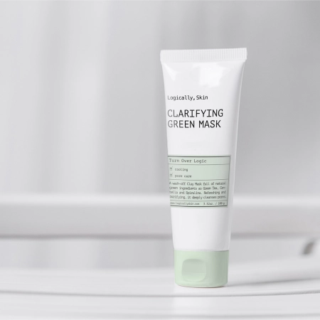 Logically, Skin - Clarifying Green Mask - Attīroša Māla Maska Sejai - 100g