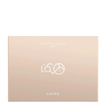 LOVRO - Bronze & Blush Set - PresētsBronzeris un Vaigu Sārtums Sejas Modelēšanai - 5g