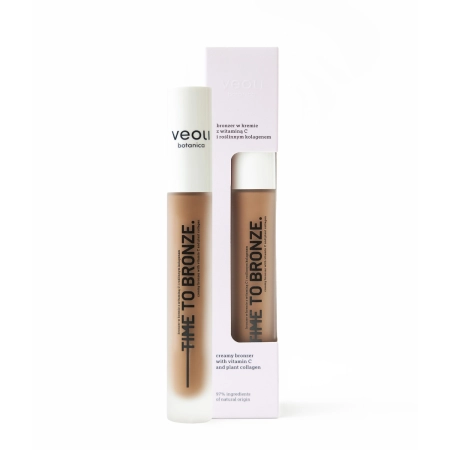 Veoli Botanica - Time To Bronze - Krēmveida Bronzeris ar C Vitamīnu un Augu Kolagēnu - 10ml