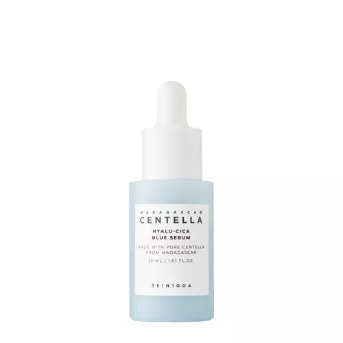SKIN1004 - Madagascar Centella Hyalu-Cica Blue Serum - Serums ar Hialuronskābi un Āzijas Centellu - 30ml