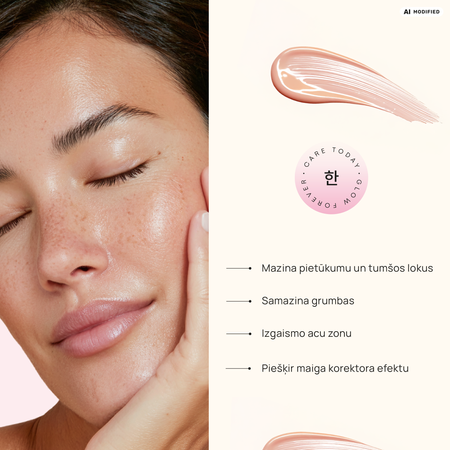 HanGlow - Darkless - Pink BB Eye Cream - Krēms-Korektors Ādai Zem Acīm - 15ml