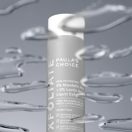 Paula's Choice - 6% Mandelic Acid + 2% Lactic Acid Liquid Exfoliant - Eksfoliējošs Līdzeklis Sejai - 30ml
