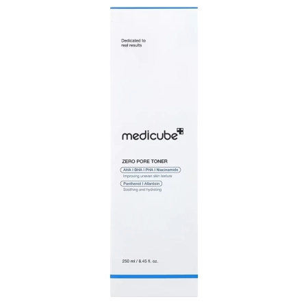 Medicube - Zero Pore Toner - Nolobošs Sejas Toniks ar Skābēm - 250ml