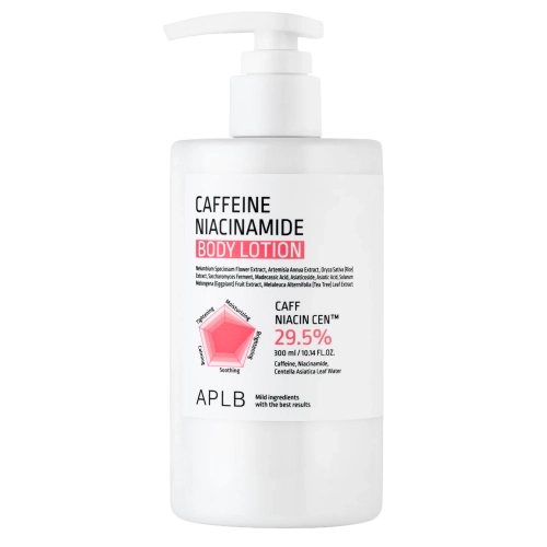 APLB - Caffeine Niacinamide Body Lotion - Nostiprinošs un Modelējošs Ķermeņa Losjons ar Kofeīnu un Niacinamīdu - 300ml