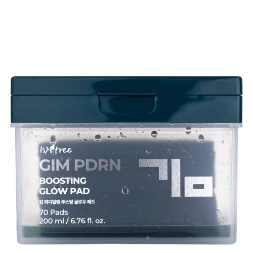 Isntree - GIM PDRN Boosting Glow Pad - Izgaismojošas un Tonizējošas Plāksnītes Sejai - 70gab/200ml