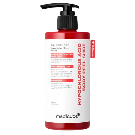 Medicube - Hypochlorous Acid Rice Body Peel Shot - Ķermeņa Pīlings ar Hipohlorskābi - 280ml