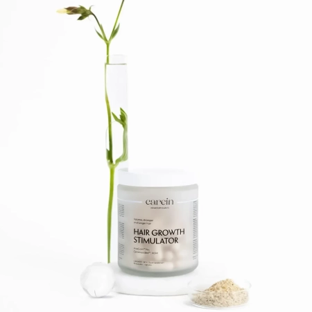Carein - Hair Growth Stimulator - Uztura Bagātinātājs - Pārmērīga Matu Izkrišana - 90 kapsulas