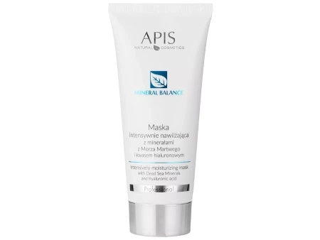 Apis - Professional - Mineral Balance - Intensively Moisturizing Mask - Intensīvi Mitrinoša Maska ar Nāves Jūras Minerāliem un Hialuronskābi - 200ml