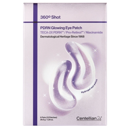 Centellian24 - 360º Shot PDRN Glowing Eye Patch - Patči Ādai Zem Acīm ar PDRN - 6 pāri