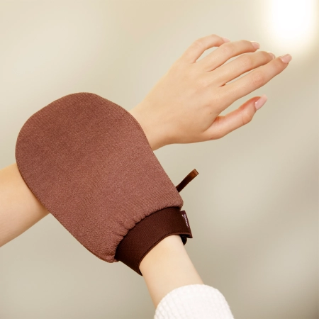 Cosibella Accessories - Ķermeņa Pīlinga Cimds - Desert Brown