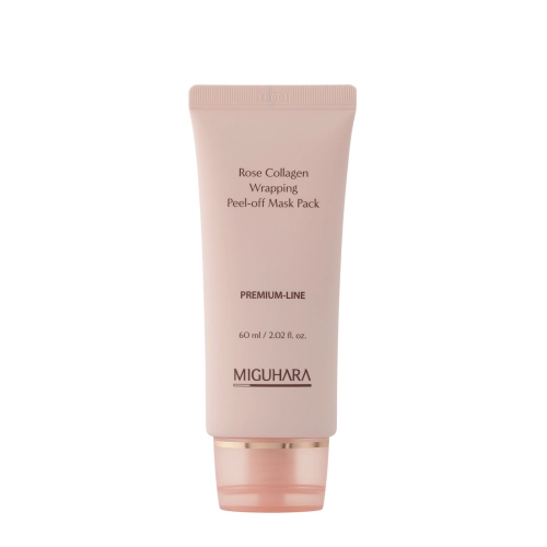 Miguhara - Rose Collagen Wrapping Peel-off Mask Pack - Nostiprinoša Sejas Maska - 60ml
