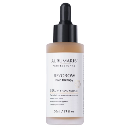 Aurumaris - Re/Grow Serum - Triholoģiskais Serums Pret Matu Izkrišanu ar Mikroadatām - 50ml