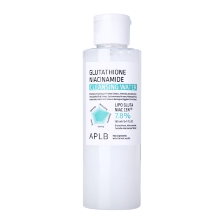 APLB - Glutathione Niacinamide Cleansing Water - Attīrošs Micelārais Ūdens - 160ml