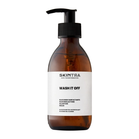 SkinTra - Wash It Off - Glikozīda Sejas Mazgāšanas Želeja - 200ml