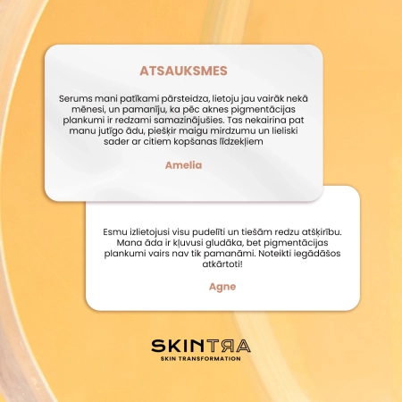 SkinTra - Eraser - Pigmentāciju Mazinošs Serums ar 10% C Vitamīnu - 30ml