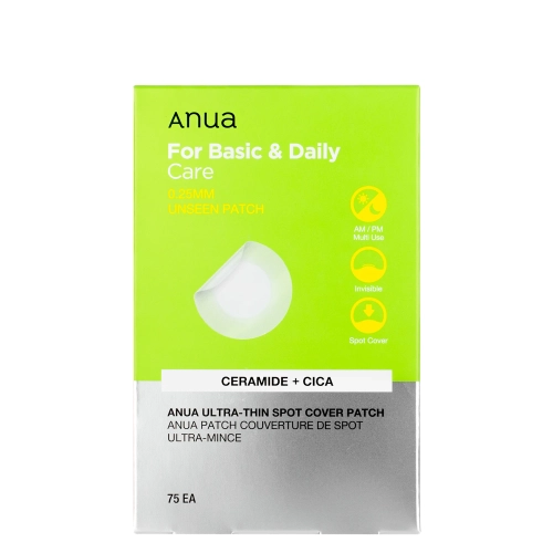Anua - Ultra Thin Spot Cover Patch - Ultra Plānie Plāksteri Pret Pinnēm - 75gab.