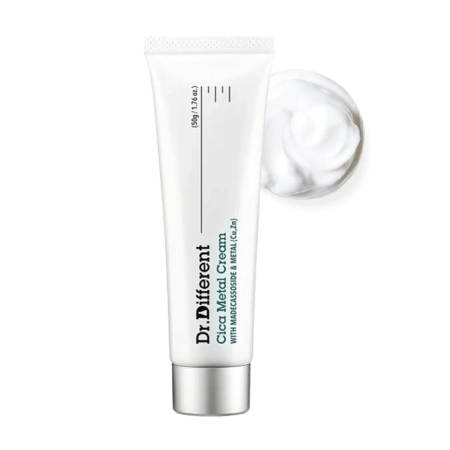 Dr.Different - CICA Metal Cream - Nomierinošs Sejas Krēms - 50g