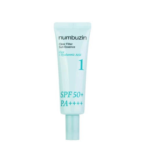 Numbuzin - No.1 Clear Filter Sun Essence SPF50+ PA++++ - Izgaismojoša Esence ar Saules Aizsargfiltru - 50ml